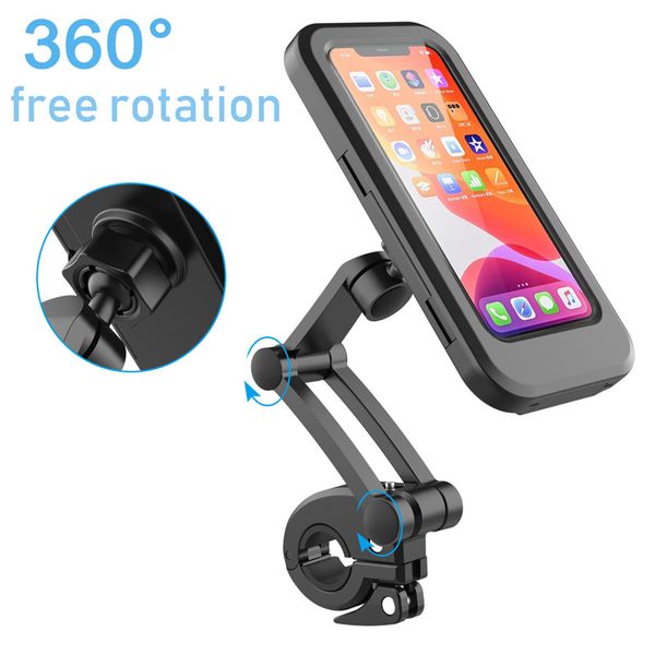 rotation waterproof mobile phone holder bracket navigation locomotive hook bicycle handle phone holder dropshipping
rotation waterproof mobile phone holder bracket navigation locomotive hook bicycle handle phone holder dropshipping