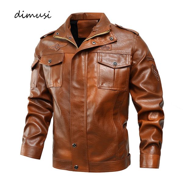men's leather jacket winter fashion man leather motorcycle jackets casual outwear biker vintage overcoat mens clothing, Black;brown
men's leather jacket winter fashion man leather motorcycle jackets casual outwear biker vintage overcoat mens clothing, Black;brown