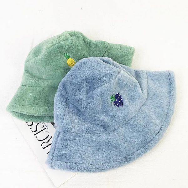 wide brim hats women winter plaid plush bucket hat candy colors cute fruit street wear warm protection round sunscreen fisherman cap, Blue;gray
wide brim hats women winter plaid plush bucket hat candy colors cute fruit street wear warm protection round sunscreen fisherman cap, Blue;gray