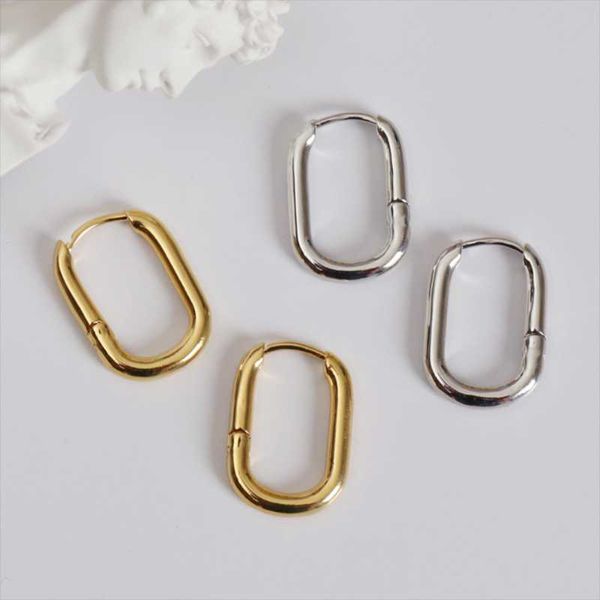u-shaped oval buckle simple design metal earring geometric lines women elegant chic french romantic gold color ear jewelry, Silver
u-shaped oval buckle simple design metal earring geometric lines women elegant chic french romantic gold color ear jewelry, Silver