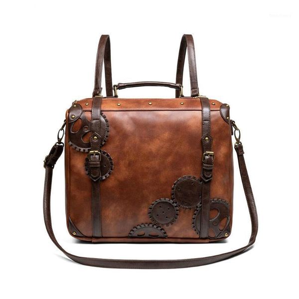 women's steampunk backpack pu leather backpacks for women gothic shoulder bags motorcycle waist durable trend pack to41
women's steampunk backpack pu leather backpacks for women gothic shoulder bags motorcycle waist durable trend pack to41