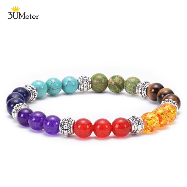 bead chakra bracelet 7 chakras healing crystals bracelet yoga stone bracelets meditation relax anxiety bangle for womens mens, Black
bead chakra bracelet 7 chakras healing crystals bracelet yoga stone bracelets meditation relax anxiety bangle for womens mens, Black