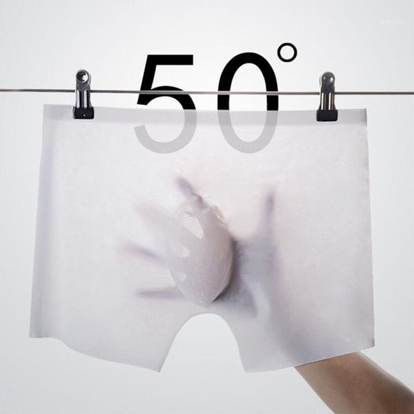 2020 summer ice silk men underwear seamless transparent boxer shorts ultra thin sheer breathable comfortable panties underpants1, Black;white
2020 summer ice silk men underwear seamless transparent boxer shorts ultra thin sheer breathable comfortable panties underpants1, Black;white
