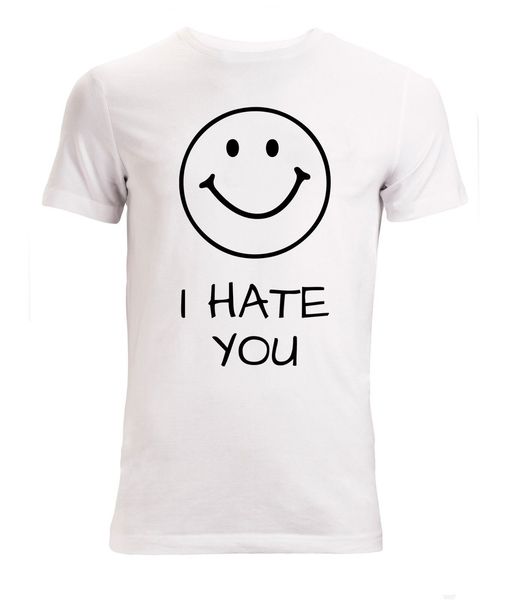 new summer fashion i hate you smile styled sarcastic slogan men's wo 's available white sport hooded sweatshirt hoodie men t shirt
new summer fashion i hate you smile styled sarcastic slogan men's wo 's available white sport hooded sweatshirt hoodie men t shirt