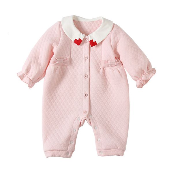 2021 new newborn clothes peter pan collar long sleeve romper baby girls cotton soft jumpsuit outfits with bows pink 0-2y dbiw, Blue
2021 new newborn clothes peter pan collar long sleeve romper baby girls cotton soft jumpsuit outfits with bows pink 0-2y dbiw, Blue