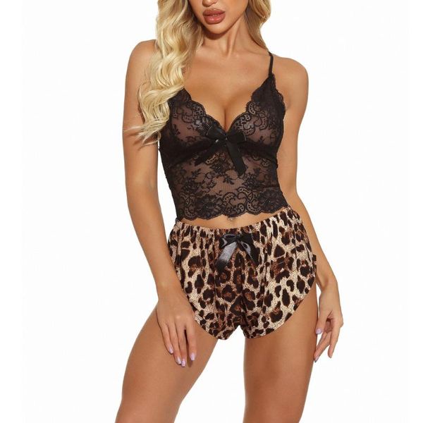 bras sets women lace nightwear leopard lingerie v-neck sling see-through elastic high waist comfortable sleep pants, Red;black
bras sets women lace nightwear leopard lingerie v-neck sling see-through elastic high waist comfortable sleep pants, Red;black