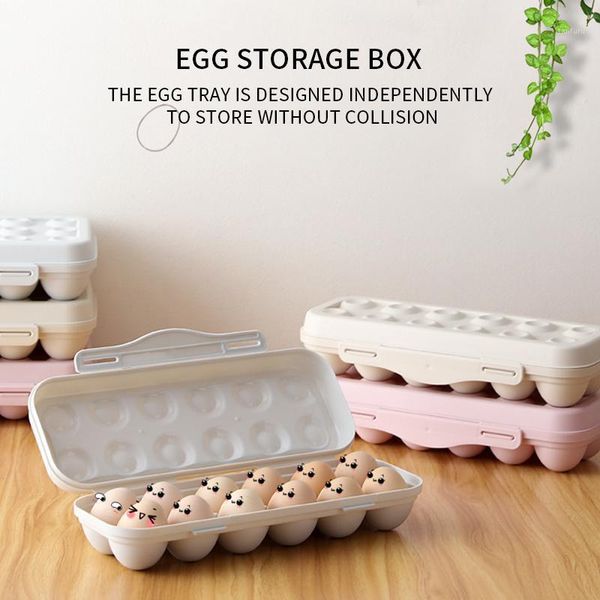 household kitchen fresh-keeping egg storage tray eggs dispenser egg storage box with lid buckle type1
household kitchen fresh-keeping egg storage tray eggs dispenser egg storage box with lid buckle type1