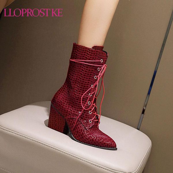 boots lloprost ke women autumn winter warm high heel lace up platform pointed toe mid-calf 2021 fashion, Black
boots lloprost ke women autumn winter warm high heel lace up platform pointed toe mid-calf 2021 fashion, Black
