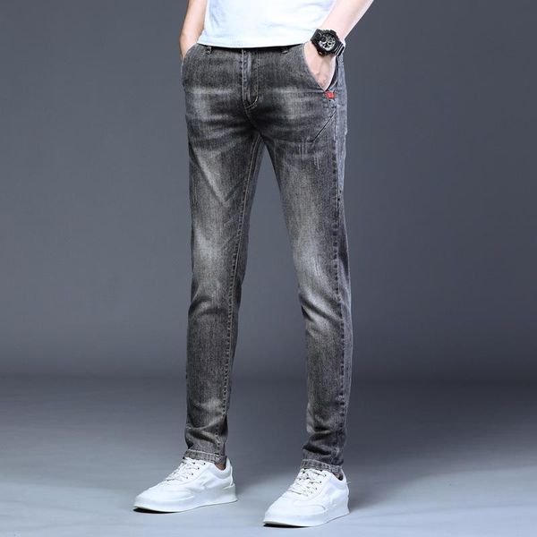 men's jeans 2021 arrival style denim fashion casual slim men pencil pants skinny trousers size 27-38, Blue
men's jeans 2021 arrival style denim fashion casual slim men pencil pants skinny trousers size 27-38, Blue