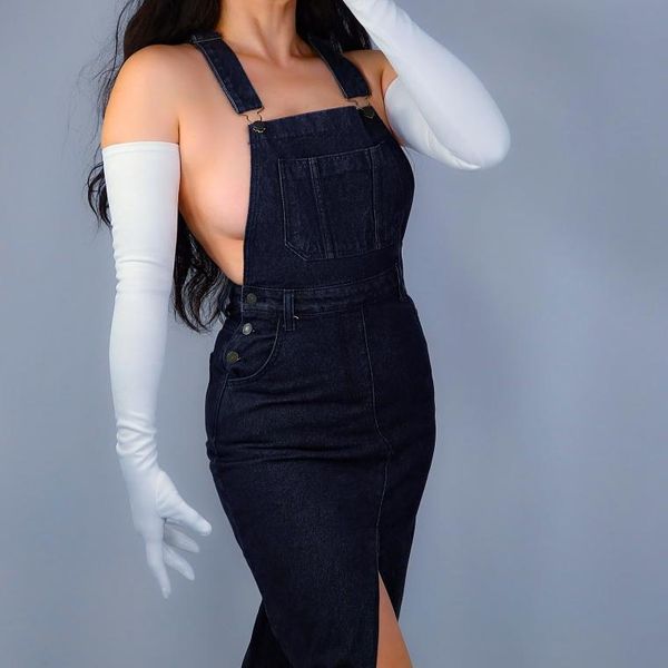 five fingers gloves women' runway fashion faux suede leather white female club party dress dancing driving short glove 70cm r3290, Blue;gray
five fingers gloves women' runway fashion faux suede leather white female club party dress dancing driving short glove 70cm r3290, Blue;gray