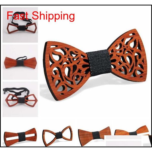 9 styles vintage red rosewood bow ties hollow out bowknot for gentleman wedding wooden bowtie fasion accesso qylpxn mj_fashion, Black;gray
9 styles vintage red rosewood bow ties hollow out bowknot for gentleman wedding wooden bowtie fasion accesso qylpxn mj_fashion, Black;gray