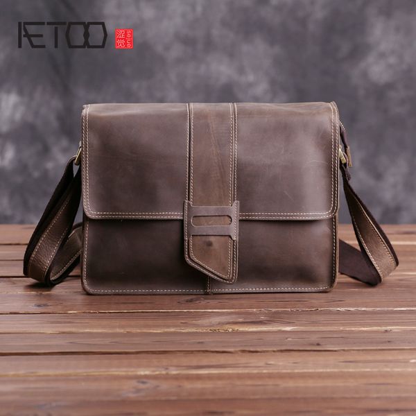 hbp aetoo men's mad horse leather men's one-shoulder bag, leather slant leather bag, personality simple retro postman bag
hbp aetoo men's mad horse leather men's one-shoulder bag, leather slant leather bag, personality simple retro postman bag