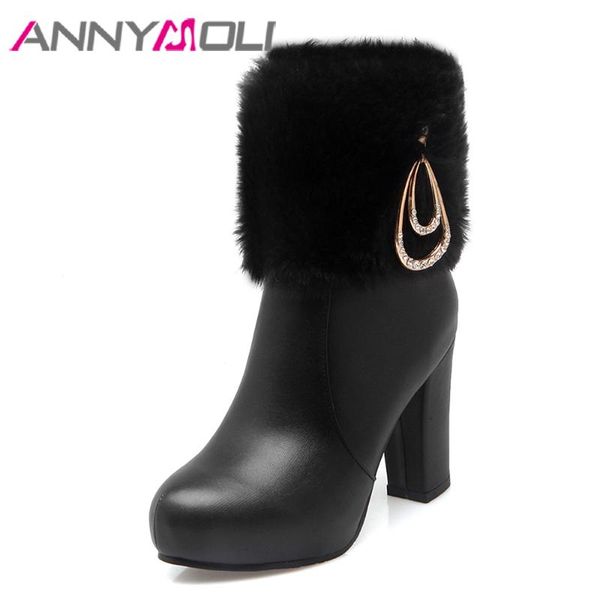 annymoli зима платформы высокой пятки boots меха теплые моды rhinestone середины икры сапоги на молнии черные каблуки женская обувь розовый, Black
annymoli зима платформы высокой пятки boots меха теплые моды rhinestone середины икры сапоги на молнии черные каблуки женская обувь розовый, Black