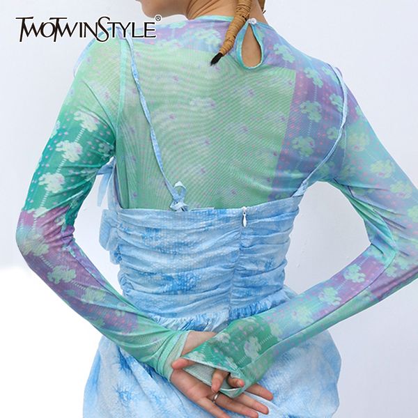 twotwinstyle casual print women t-shirt o neck long sleeve elastic fabric slim hit color t shirt female fashion clothes new 201125, White
twotwinstyle casual print women t-shirt o neck long sleeve elastic fabric slim hit color t shirt female fashion clothes new 201125, White