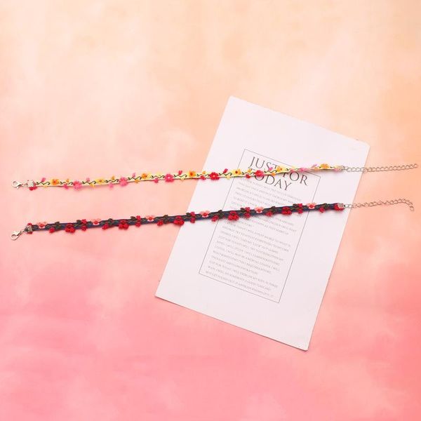 1pc new korean small plum blossom embroidered flower clavicle chain women fashion flowers choker collar young ladies girl, Golden;silver
1pc new korean small plum blossom embroidered flower clavicle chain women fashion flowers choker collar young ladies girl, Golden;silver