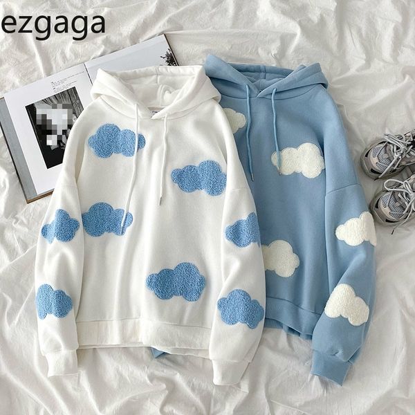 ezgaga harajuku hoodies women casual preppy style sky clouds embroidery sweatshirt loose long sleeve pullover streetwear female 201126, Black
ezgaga harajuku hoodies women casual preppy style sky clouds embroidery sweatshirt loose long sleeve pullover streetwear female 201126, Black