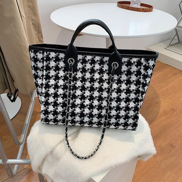 fashion large capacity handbags for work women shoulder bags 2021 new houndstooth female purses ladies casual totes high quality
fashion large capacity handbags for work women shoulder bags 2021 new houndstooth female purses ladies casual totes high quality