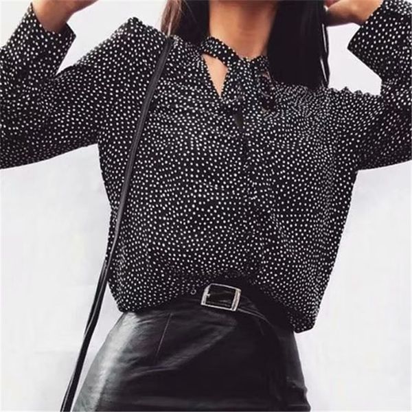 2021 new elegant women bow v-neck shirts 2021 fashion ladies dot streetwear female full sleeve blouses eja8, White
2021 new elegant women bow v-neck shirts 2021 fashion ladies dot streetwear female full sleeve blouses eja8, White