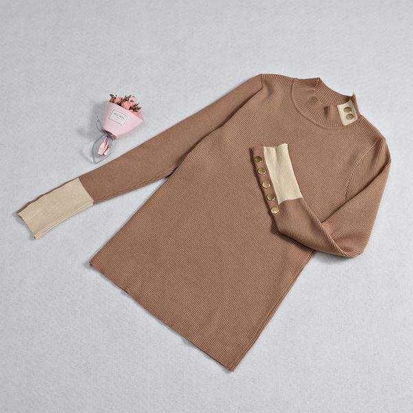 2021 new color block women's euro style button down woman pullovers sweater soft crewneck female jumper knitted pull femm ixbd, White;black
2021 new color block women's euro style button down woman pullovers sweater soft crewneck female jumper knitted pull femm ixbd, White;black