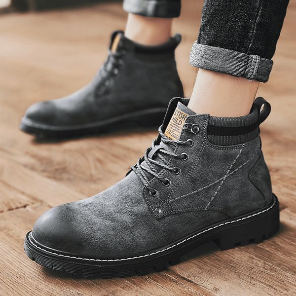 martin boots winter worker boot desert short boots england versatile snow hight-combat leat lady shoes -40, Black
martin boots winter worker boot desert short boots england versatile snow hight-combat leat lady shoes -40, Black