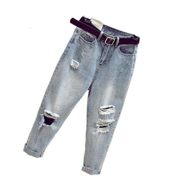 2021 new distressed crayons woven jeans torn hole zipper medium-waist korean pants common thick fine spring color and summer lkgt, Blue
2021 new distressed crayons woven jeans torn hole zipper medium-waist korean pants common thick fine spring color and summer lkgt, Blue