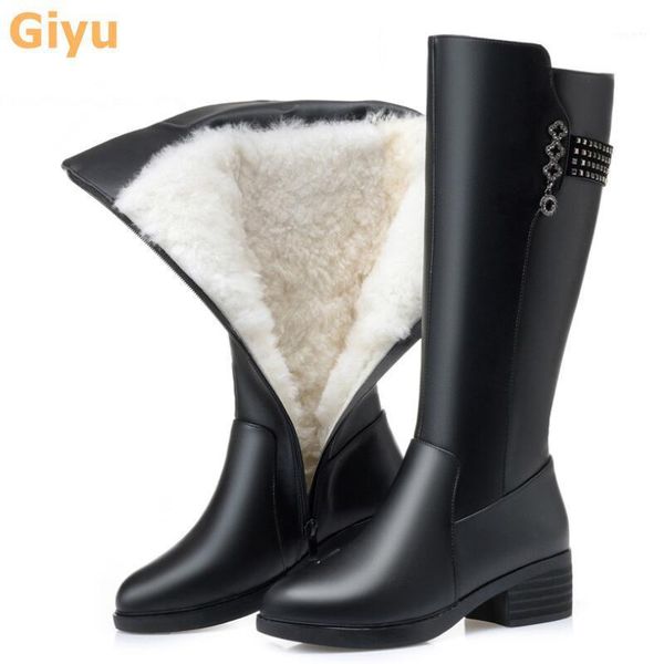 giyu 2020 winter fashion genuine leather women's boots plus size wool high boots knee-length low-heeled shoes women1, Black
giyu 2020 winter fashion genuine leather women's boots plus size wool high boots knee-length low-heeled shoes women1, Black