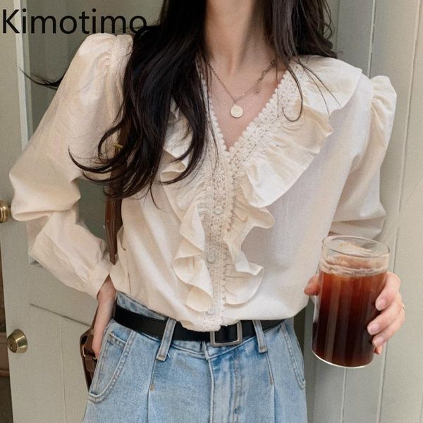 women's blouses & shirts kimotimo shirt women 2021 autumn v neck apricot ruffles office lady blouse elegant sweet blusas korean fashio, White
women's blouses & shirts kimotimo shirt women 2021 autumn v neck apricot ruffles office lady blouse elegant sweet blusas korean fashio, White
