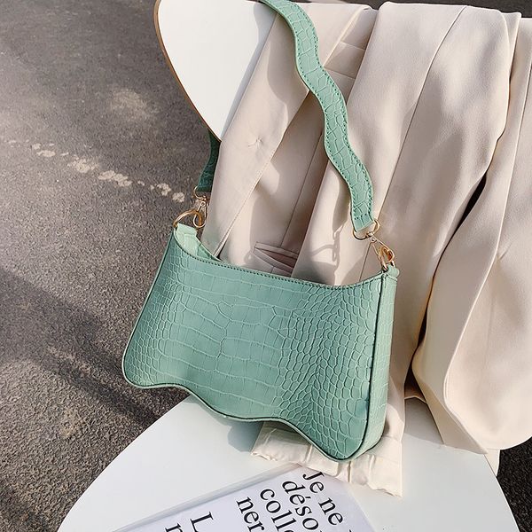 fashion baguette shape women shoulder bags designer handbags luxury crocodile pu leather messenger bag chic ladies small purses c1016
fashion baguette shape women shoulder bags designer handbags luxury crocodile pu leather messenger bag chic ladies small purses c1016