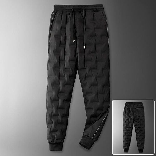 anszktn 2021 new style men white duck down pants winter thick warm slim elastic waist scratchproof windproof trousers, Black
anszktn 2021 new style men white duck down pants winter thick warm slim elastic waist scratchproof windproof trousers, Black