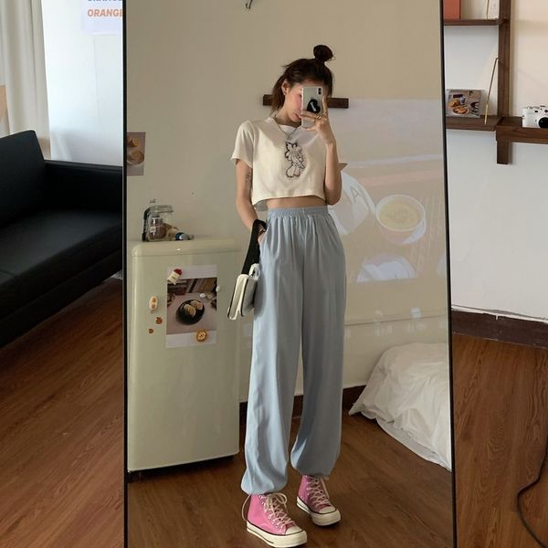 2021 new 3-color casual pants spring summer elastic waist solid retro harem female sweatpants 29qs, Black;white
2021 new 3-color casual pants spring summer elastic waist solid retro harem female sweatpants 29qs, Black;white