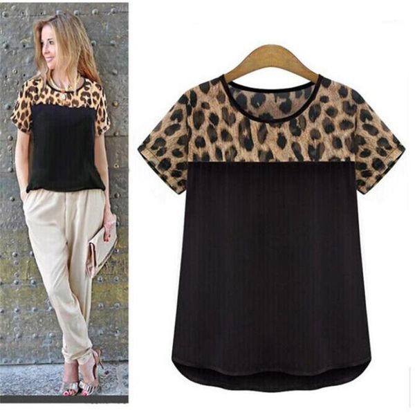 wholesale- marketing new women leopard printing chiffon short casual t-shirt drop shipping h22 drop shipping1, White
wholesale- marketing new women leopard printing chiffon short casual t-shirt drop shipping h22 drop shipping1, White