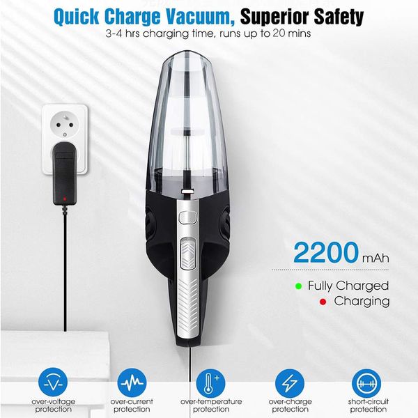 audew 4000pa portable handheld car vacuum cleaner wireless rechargeable wet dry 120w 12v for car home pet hair dust cleaning
audew 4000pa portable handheld car vacuum cleaner wireless rechargeable wet dry 120w 12v for car home pet hair dust cleaning