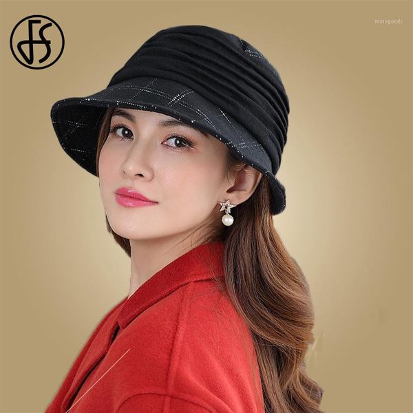 stingy brim hats fs british vintage wool felt hat for ladies plaid winter wram fishman aurumn 2021 brand women's black gray red cap1, Blue;gray
stingy brim hats fs british vintage wool felt hat for ladies plaid winter wram fishman aurumn 2021 brand women's black gray red cap1, Blue;gray