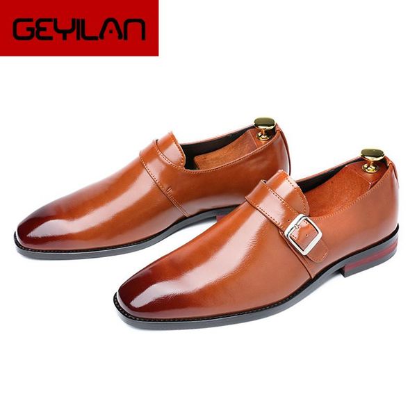 dress shoes spring summer men's slip-on suit business oxfords italian leather elegant wedding big size loafers, Black 
dress shoes spring summer men's slip-on suit business oxfords italian leather elegant wedding big size loafers, Black