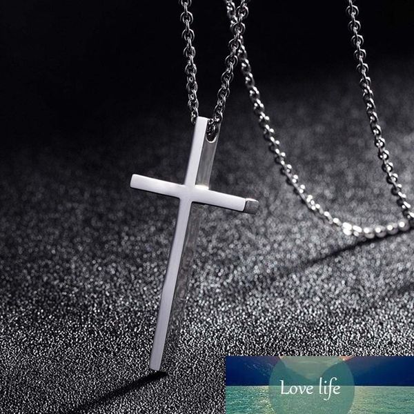 titanium steel cross pendant necklace for men women minimalist jewelry male female prayer necklaces chokers gift, Silver
titanium steel cross pendant necklace for men women minimalist jewelry male female prayer necklaces chokers gift, Silver