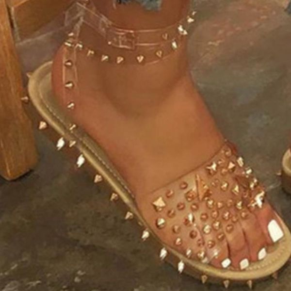 1pair женщины rivet знакомства пляж пип носком покупки женская обувь подарок плоский каблук летняя платформа сандалии walking отпуск casual, Black
1pair женщины rivet знакомства пляж пип носком покупки женская обувь подарок плоский каблук летняя платформа сандалии walking отпуск casual, Black