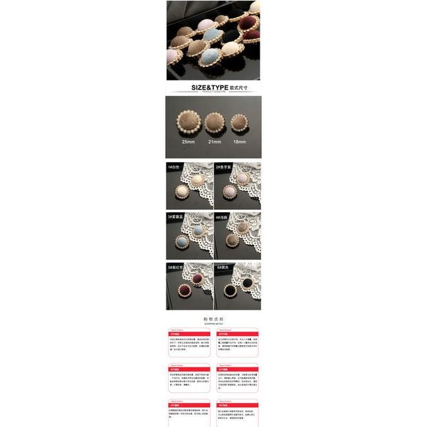 gold metal rhinestone diamond fabric decorative buttons for clothing craft needlework botones sewing diy women coat dr bbyxjk, Blike;white
gold metal rhinestone diamond fabric decorative buttons for clothing craft needlework botones sewing diy women coat dr bbyxjk, Blike;white