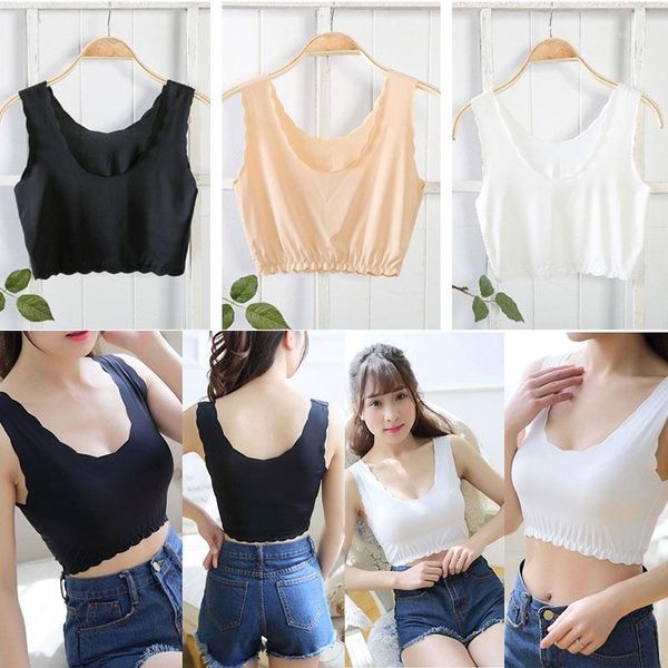 summer women wrapped chest prevent exposed strap solid color traceless underwear lady girls crop hsj881, Black;white
summer women wrapped chest prevent exposed strap solid color traceless underwear lady girls crop hsj881, Black;white