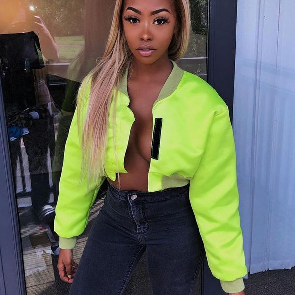 neon color yellow jacket women casual contrast color jackets coats long sleeve o neck autumn crop jacket streetwear, Black;brown
neon color yellow jacket women casual contrast color jackets coats long sleeve o neck autumn crop jacket streetwear, Black;brown