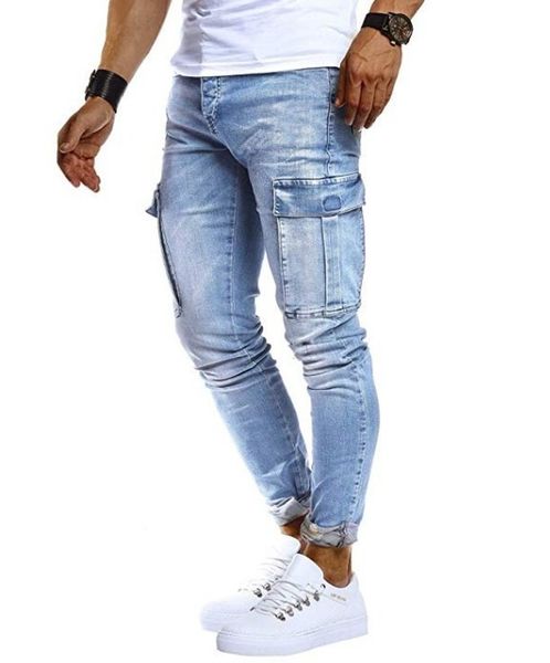 e-baihui 2021 autumn and winter new style european and american men's jeans hip-hop washed casual trousers sports skinny jeans c123, Blue
e-baihui 2021 autumn and winter new style european and american men's jeans hip-hop washed casual trousers sports skinny jeans c123, Blue