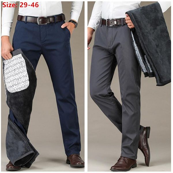 men's pants men winter fleece black thick fitness business office plus size 42 44 46 trousers stretch blue warm mens male streetwear
men's pants men winter fleece black thick fitness business office plus size 42 44 46 trousers stretch blue warm mens male streetwear