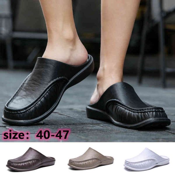 men's slippers eva slip on flats shoes walking men half slipper comfortable soft household sandals size 40-47, Black
men's slippers eva slip on flats shoes walking men half slipper comfortable soft household sandals size 40-47, Black