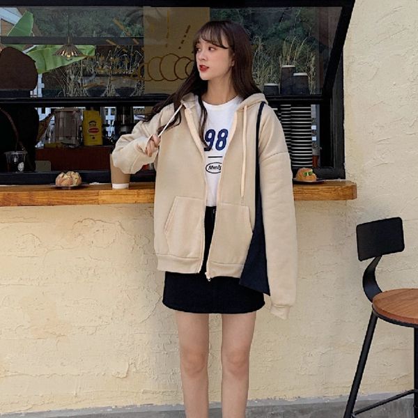 7qwyx утолщенной молния свитер top sweatercoat sweaterwomen кашемир новый 2020 зима рыхлый сплошной цвет кардигана верхней части пальто женс, Black
7qwyx утолщенной молния свитер top sweatercoat sweaterwomen кашемир новый 2020 зима рыхлый сплошной цвет кардигана верхней части пальто женс, Black