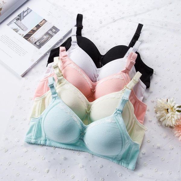 women push up bra solid color black bralette thin cotton wireless small bra underwear young girl brassiere 3/4 cup1, Red;black
women push up bra solid color black bralette thin cotton wireless small bra underwear young girl brassiere 3/4 cup1, Red;black
