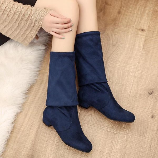 women's slim boots over the knee high heel suede snow boots fashion winter thigh high heels botas de invierno para mujer, Black
women's slim boots over the knee high heel suede snow boots fashion winter thigh high heels botas de invierno para mujer, Black