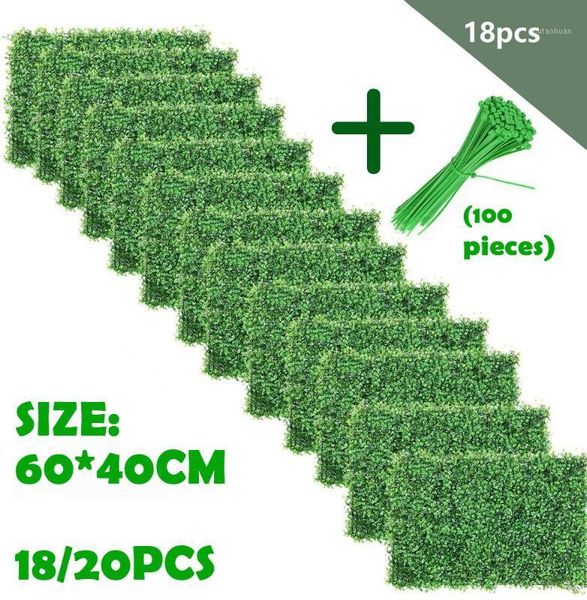 decorative flowers & wreaths 18/20pcs artificial hedge plant, suitable for outdoor, indoor, garden, fence, backyard and home green wall1
decorative flowers & wreaths 18/20pcs artificial hedge plant, suitable for outdoor, indoor, garden, fence, backyard and home green wall1