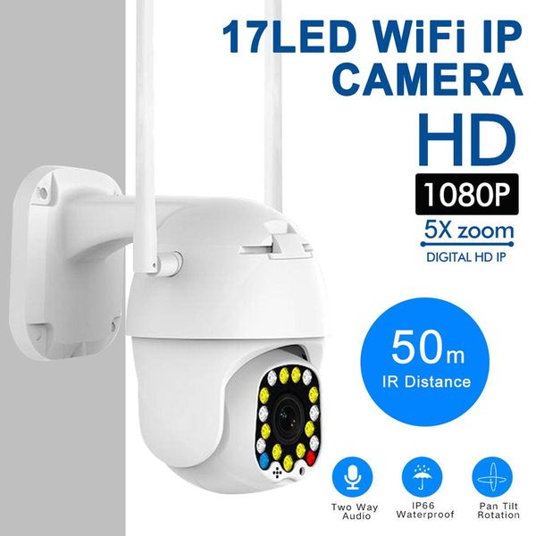 1080p security smart ip camera full color night vision ip66 waterproof movement detect auto tracktwo-way audio cctv monitor
1080p security smart ip camera full color night vision ip66 waterproof movement detect auto tracktwo-way audio cctv monitor