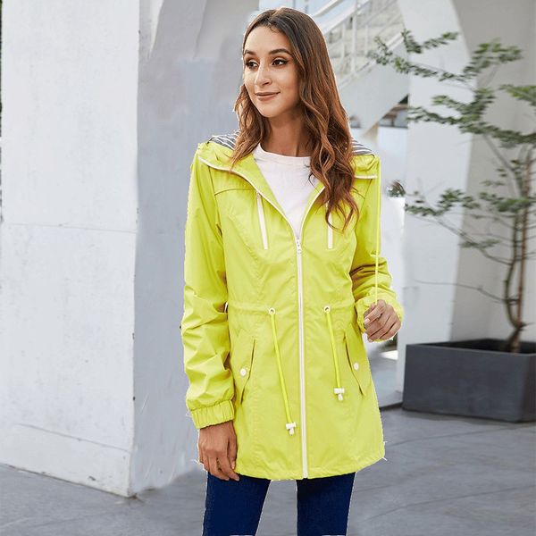 autumn ladies jacket coat zipper hoodie outdoor leisure windbreaker waterproof raincoatx1016, Black;brown
autumn ladies jacket coat zipper hoodie outdoor leisure windbreaker waterproof raincoatx1016, Black;brown