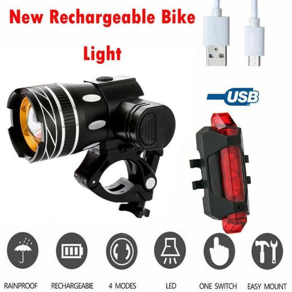 rechargeable bike lights 15000lm xm-l t6 led usb mtb bicycle front head rear light set1
rechargeable bike lights 15000lm xm-l t6 led usb mtb bicycle front head rear light set1