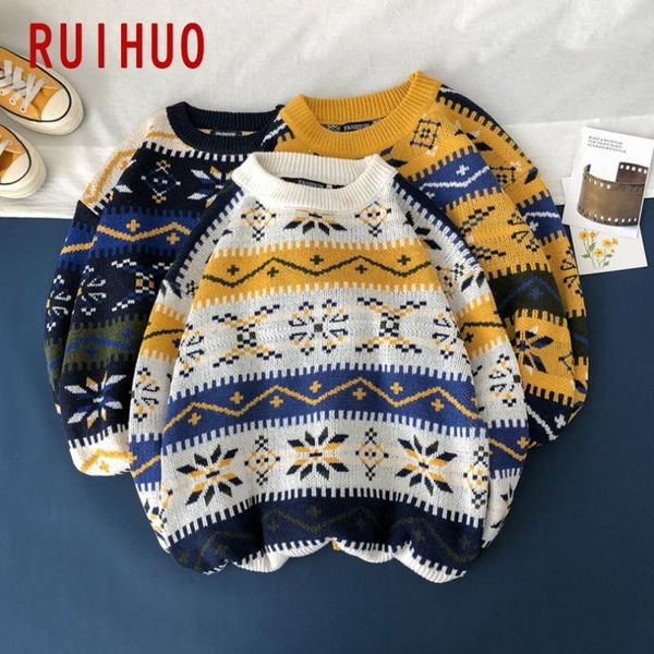 men's sweaters ruihuo 2021 autumn casual striped jumper mens sweater winter clothes pullover jumpers korean -2xl, White;black
men's sweaters ruihuo 2021 autumn casual striped jumper mens sweater winter clothes pullover jumpers korean -2xl, White;black